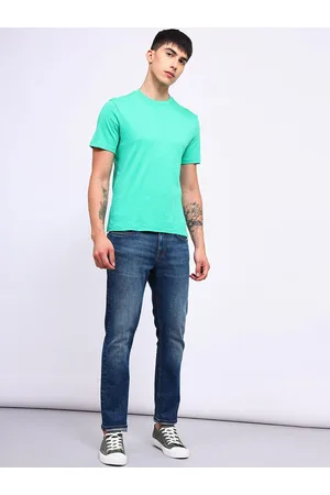 Lee Men Rodeo Relaxed Fit Light Fade Clean Look Stretchable Jeans