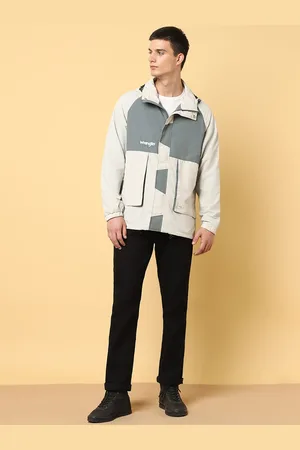 Wrangler Unisex Colourblocked Lightweight Longline Windcheater Bomber Jacket