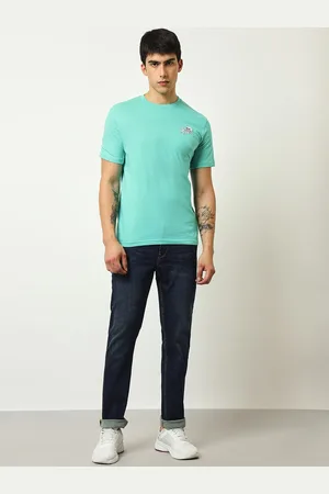 Lee Men Rodeo Straight Fit Clean Look Light Fade Stretchable Jeans