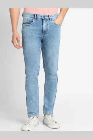 Forever 21 Men Slim Fit Clean Look Heavy Fade Jeans