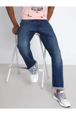 Lee Rodeo Straight Fit Low Distress Light Fade Stretchable Jeans
