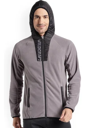 Wildcraft Men Beige Fleece Insulator Crop Sporty Jacket