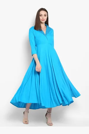Kalini Shawl Neck A-Line Midi Dress