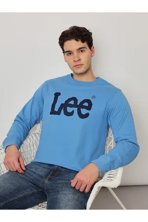 Lee Typography Printed Cotton Pullover