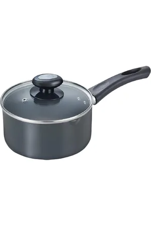 Prestige Hard Anodised Plus Black Induction Base Milk Pan With Glass Lid 2.25L
