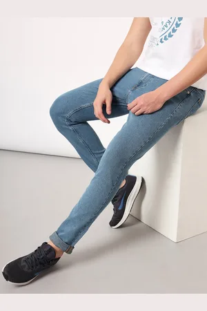 Lee Men Mid-Rise Slim Fit Clean Look Light Fade Stretchable Jeans
