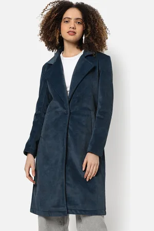 Campus Single-Breasted Longline Overcoat