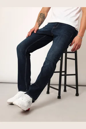 Lee Men Rodeo Mid-Rise Clean Look Light Fade Stretchable Jeans