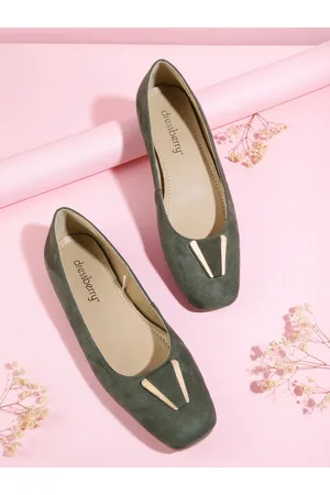DressBerry Women Square Toe Ballerinas