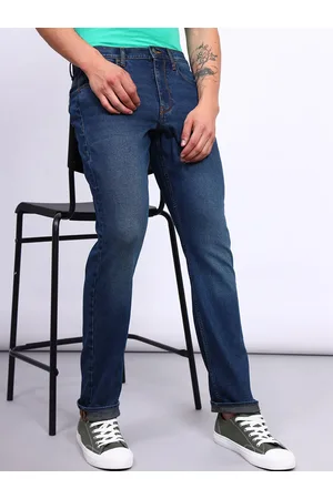 Lee Men Rodeo Straight Fit Clean Look Light Fade Stretchable Jeans