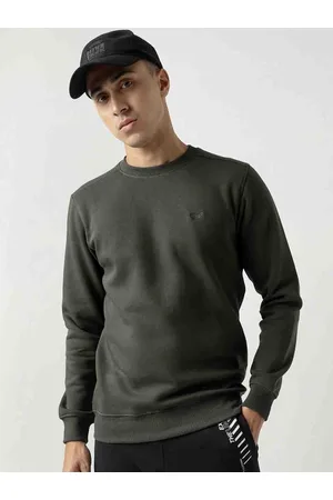 Wildcraft Men Olive Green Sweatshirt