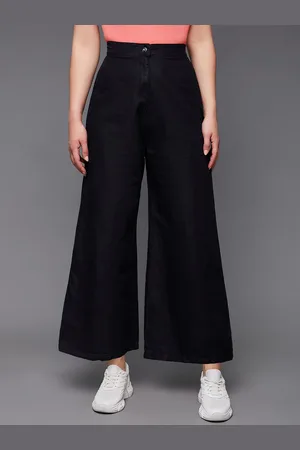 Miss Chase Women Relaxed Fit High-Rise Cotton Jeans
