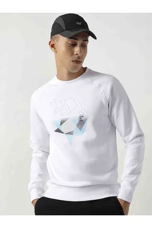 Wildcraft Men White Printed Sweatshirt