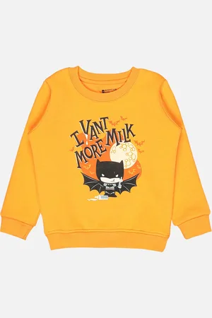 BodyCare Infant Boys Typography Printed Fleece Sweatshirt
