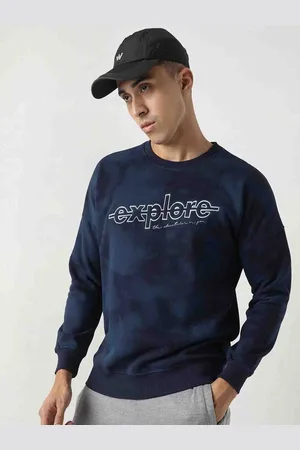 Wildcraft Men Navy Blue Printed Sweatshirt