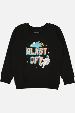 BodyCare Infant Boys Printed Round Neck Fleece Sweatshirt