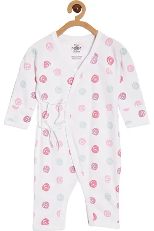 The Mom Store Infants Printed Cotton Romper