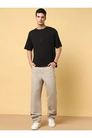 Wrangler Men Relaxed Fit Low-Rise Cotton Jeans