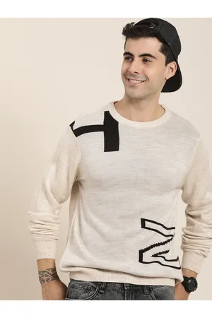 HERE&NOW Men Typography Pullover