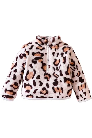 Stylecast Girls Off White Animal Printed Bomber Jacket