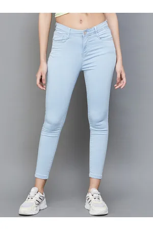 Lifestyle Women Skinny Fit Clean Look Cropped Jeans
