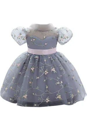 Stylecast Girls Floral Embroidered Lace Fit & Flare Midi Dress