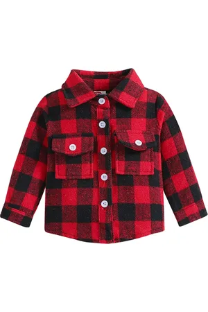 Stylecast Boys Red Checked Spread Collar Tailored Jacket