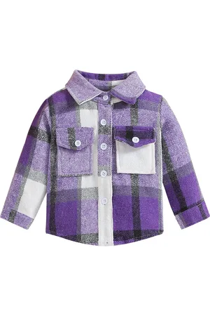 Stylecast Boys Purple Checked Tailored Jacket