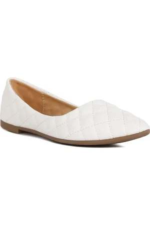 London Rag Quilted Detail Ballerinas