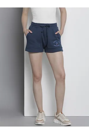 Tommy Hilfiger Women Typography Printed Cotton Shorts