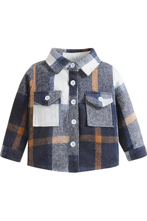 Stylecast Boys Brown Checked Tailored Jacket