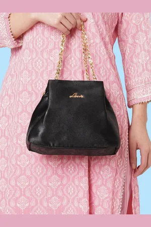 LAVIE Shaya Women Black Structured Potli