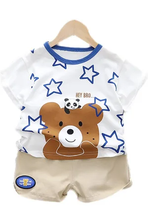 Stylecast Kids Printed Pure Cotton Clothing Set