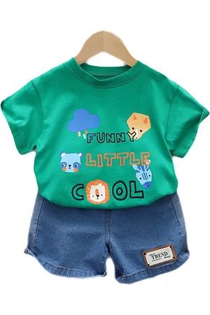 Stylecast Kids Printed Pure Cotton Clothing Set