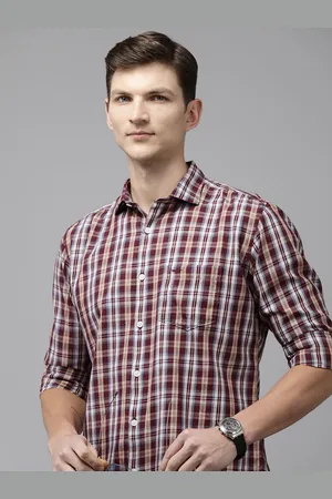 Park Avenue Slim Fit Checked Pure Cotton Casual Shirt