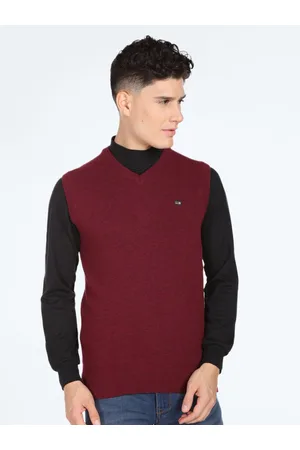 Arrow V-Neck Sleeveless Sweater Vest