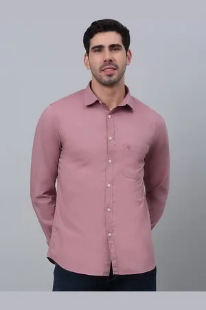 CANTABIL Comfort Spread Collar Long Sleeves Cotton Casual Shirt