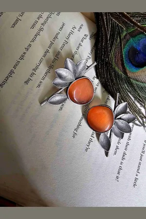 Binnis Wardrobe Silver-Plated German Silver Contemporary Drop Earrings