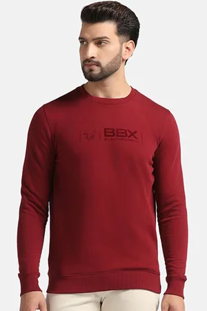 Blackberrys Typography Printed Cotton Pullover