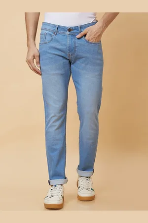 Being Human Men Slim Fit Mid-Rise Light Fade Clean Look Stretchable Jeans
