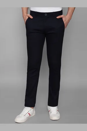 Louis Philippe Men Slim Fit Mid Rise Casual Trousers