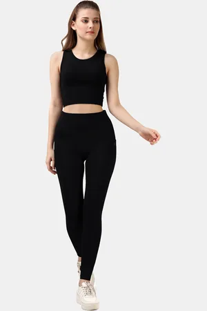 Soie Round-Neck Mid-Rise Tracksuit