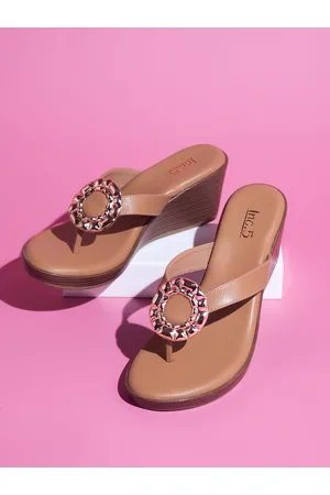Inc 5 Embellished Wedge Heels