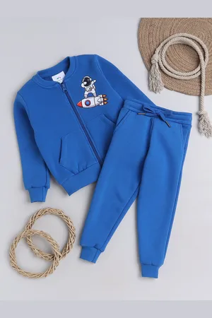 Knitting Doodles Kids Graphic Printed T-Shirt & Trousers