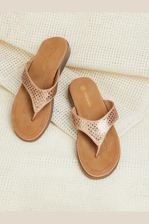 Lifestyle Women Textured Open Toe Flats