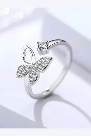KARISHMA KREATIONS Silver-Plated Finger Ring