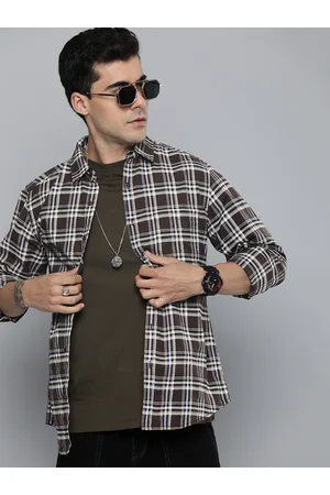 The Roadster Life Co. Men Classic Tartan Checked Casual Shirt