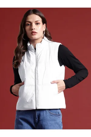 all about you Mock Collar Padded Jacket