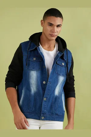 Campus Washed Windcheater Cotton Denim Jacket