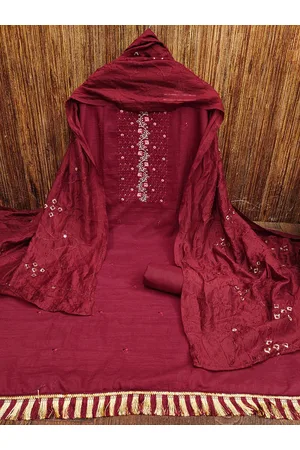 Kalini Ethnic Motifs Embroidered Unstitched Dress Material